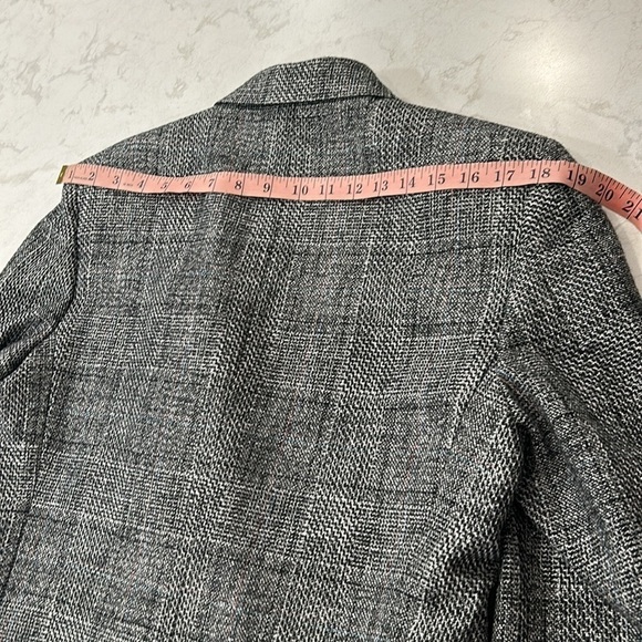 Vintage Adam’s Row by Richman Tweed Wool Double Breasted Blazer Suite Jacket 36R - Picture 14 of 16